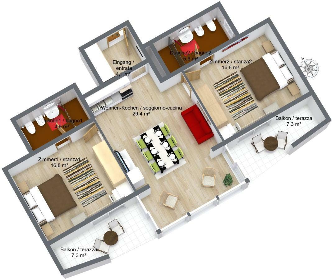 Apartments Bachmann Innichen Exteriör bild